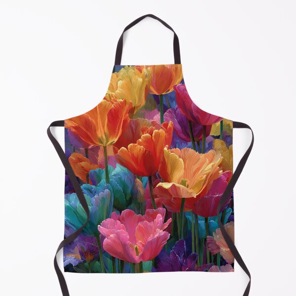 Item preview, Abstract Tulips Painting Modern Floral Design designed and sold by AutoPopStudio.