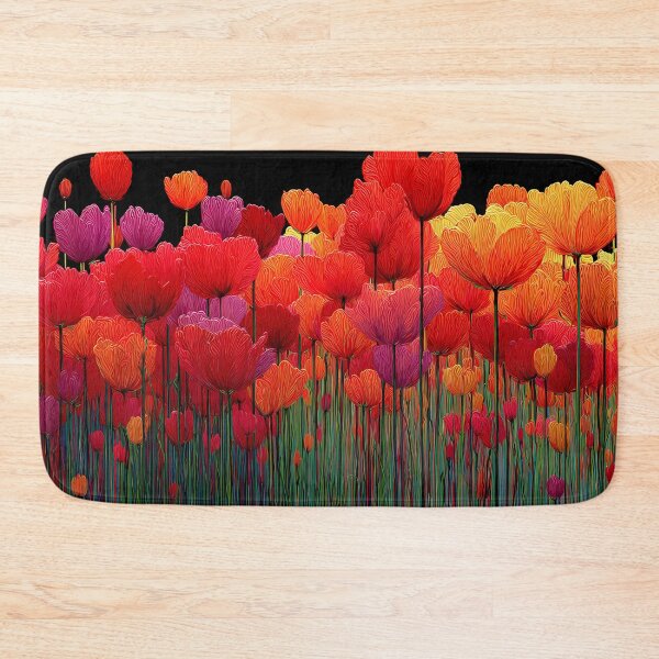 Item preview, Beautiful Tulips Artwork Botanical Wall Print designed and sold by AutoPopStudio.