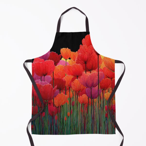 Item preview, Beautiful Tulips Artwork Botanical Wall Print designed and sold by AutoPopStudio.