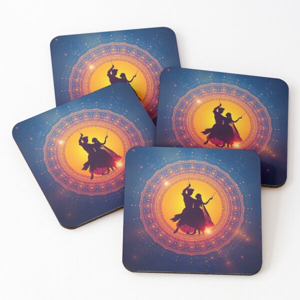 Item preview, Navratri - Sacred Circles of Togetherness designed and sold by ArtivaNest.