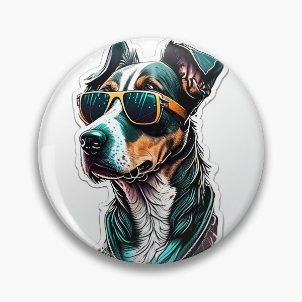 Item preview, Cool Dog con sombras designed and sold by AbstractBEE.