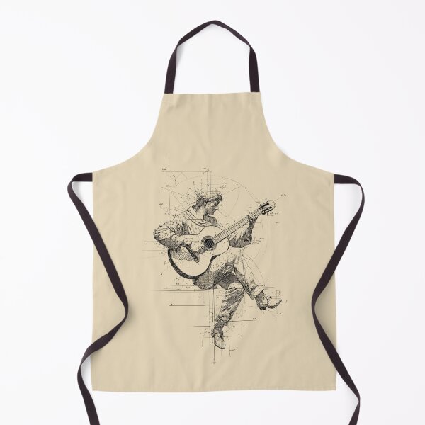 Item preview, Vitruvian Guitarist designed and sold by StudioRedKoala.