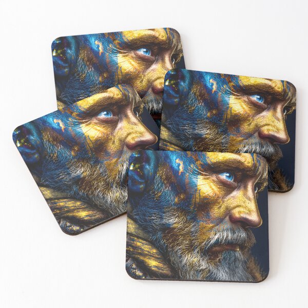 Item preview, Stunning Portrait with Vibrant Face Paint Artistry designed and sold by Artessie.