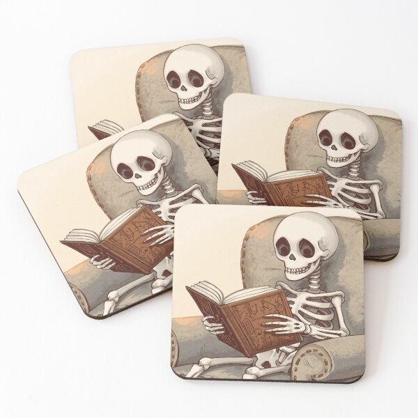 Item preview, Skeleton Reading a book designed and sold by Spirit Designs.