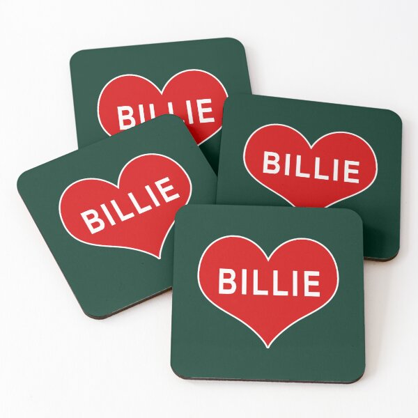 Item preview, BILLIE NAME Red Love Heart designed and sold by banhequoc22.