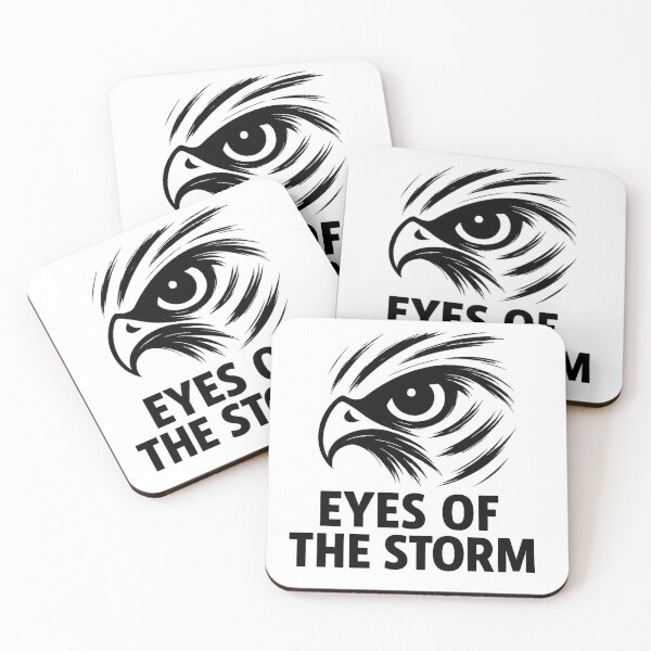 Item preview, Eyes of the Storm – Fierce Falcon Eye Motivational Design designed and sold by AestheticFalcon.