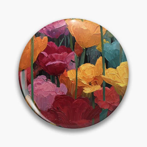Item preview, Dutch Tulips Inspired Painting Fine Art designed and sold by AutoPopStudio.