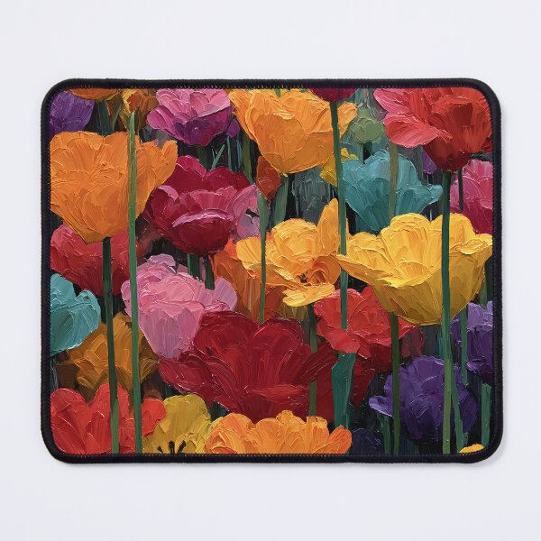 Item preview, Dutch Tulips Inspired Painting Fine Art designed and sold by AutoPopStudio.