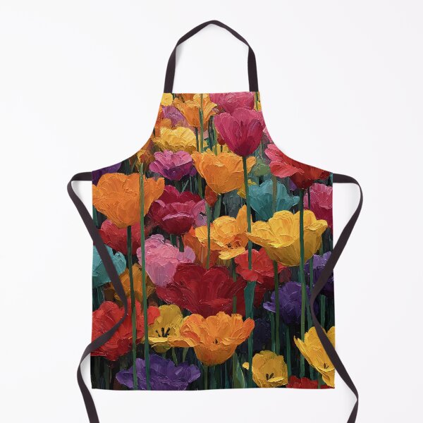 Item preview, Dutch Tulips Inspired Painting Fine Art designed and sold by AutoPopStudio.