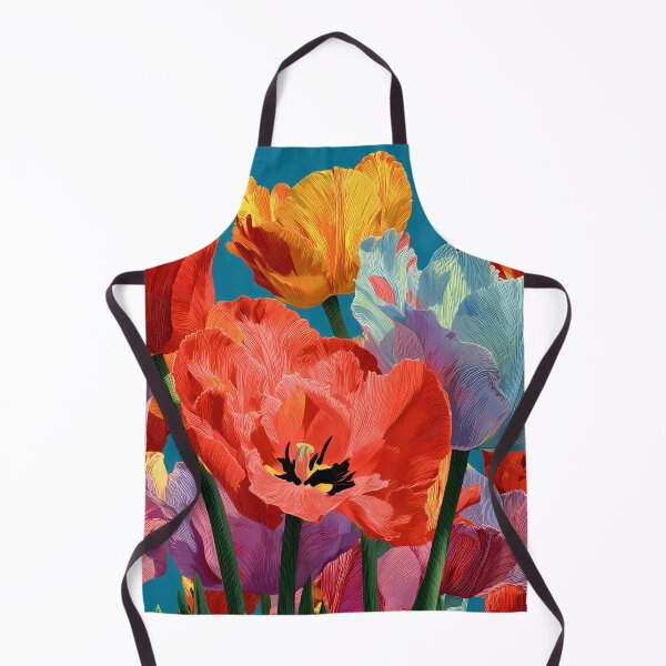 Item preview, Tulips Painting Delicate Floral Print designed and sold by AutoPopStudio.