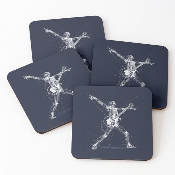 Item preview, Skeleton Guitarist designed and sold by StudioRedKoala.