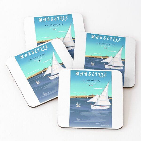 Item preview, Marseille Le Pointu Traditional Boat Art Poster Vintage designed and sold by Bobraiis.
