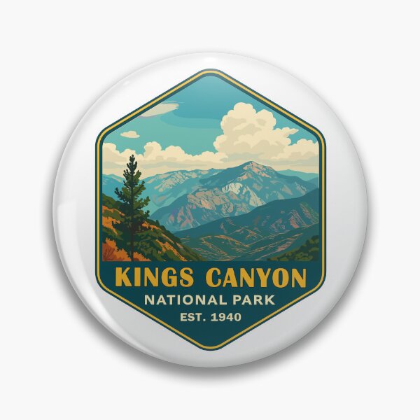 Item preview, Kings Canyon National Park Retro Sticker designed and sold by Ismeal Von.