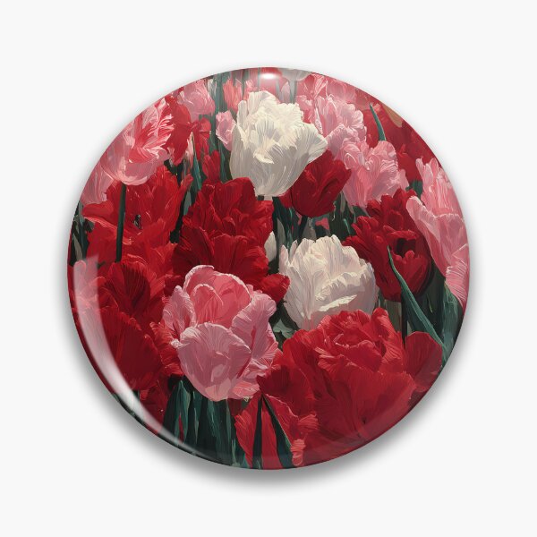 Item preview, Romantic Tulips Painting for Bedroom Décor designed and sold by AutoPopStudio.