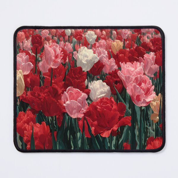 Item preview, Romantic Tulips Painting for Bedroom Décor designed and sold by AutoPopStudio.