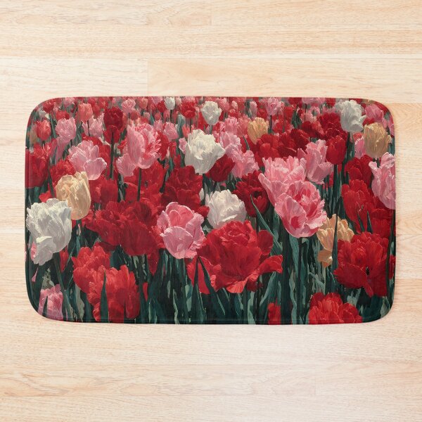 Item preview, Romantic Tulips Painting for Bedroom Décor designed and sold by AutoPopStudio.