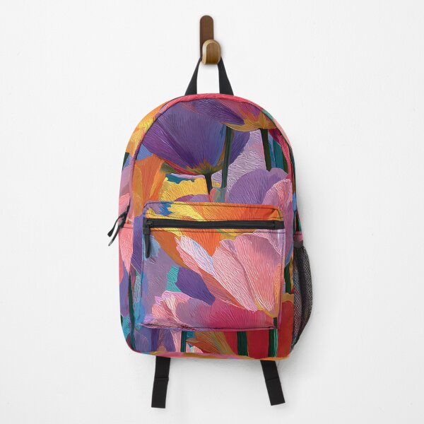 Item preview, Purple Tulips Painting Botanical Wall Art designed and sold by AutoPopStudio.