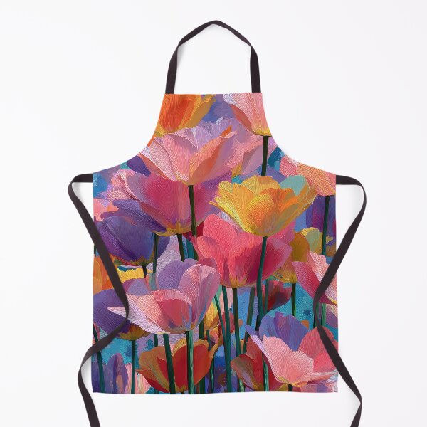 Item preview, Purple Tulips Painting Botanical Wall Art designed and sold by AutoPopStudio.
