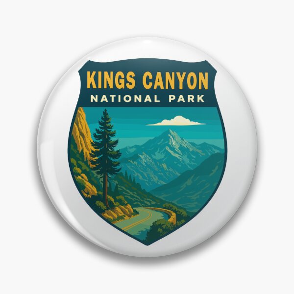 Item preview, Kings Canyon National Park Retro Sticker designed and sold by Ismeal Von.