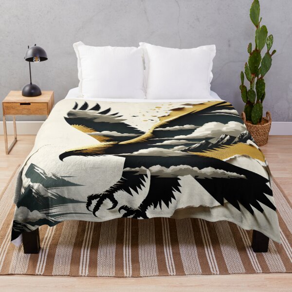 Item preview, Torn Paper Eagle in the Clouds, Ai Generated Art  designed and sold by ACC .