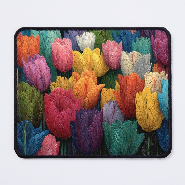 Item preview, Fresh Tulips Artwork Elegant Flower Print designed and sold by AutoPopStudio.