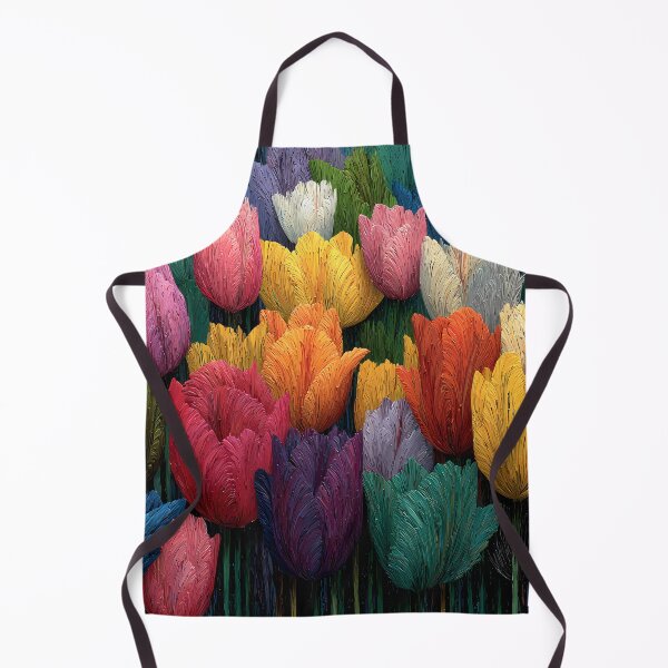 Item preview, Fresh Tulips Artwork Elegant Flower Print designed and sold by AutoPopStudio.