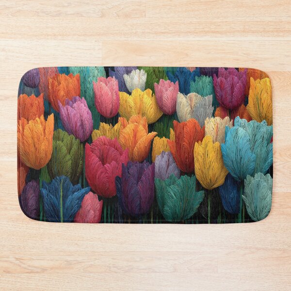 Item preview, Fresh Tulips Artwork Elegant Flower Print designed and sold by AutoPopStudio.