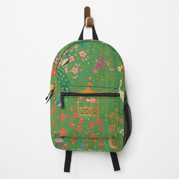Item preview, Chinoiserie Garden of Blossoms — Enchanted Pagoda and Celestial Birds designed and sold by Sugar Wisdom .