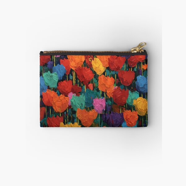 Item preview, Modern Tulips Painting Colorful Home Art designed and sold by AutoPopStudio.