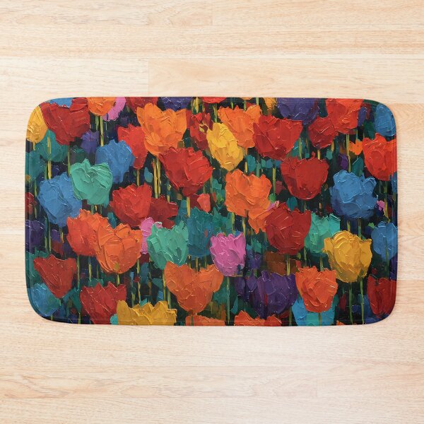 Item preview, Modern Tulips Painting Colorful Home Art designed and sold by AutoPopStudio.