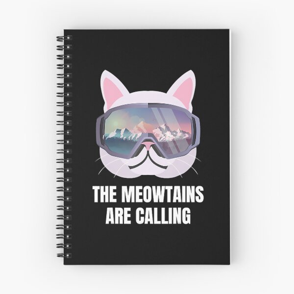 Item preview, Skiing Cat Lover The Meowtains Are Calling Skier  a designed and sold by gelsgnjwxqg16.