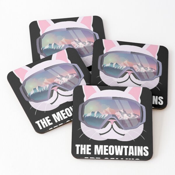 Item preview, Skiing Cat Lover The Meowtains Are Calling Skier  a designed and sold by gelsgnjwxqg16.