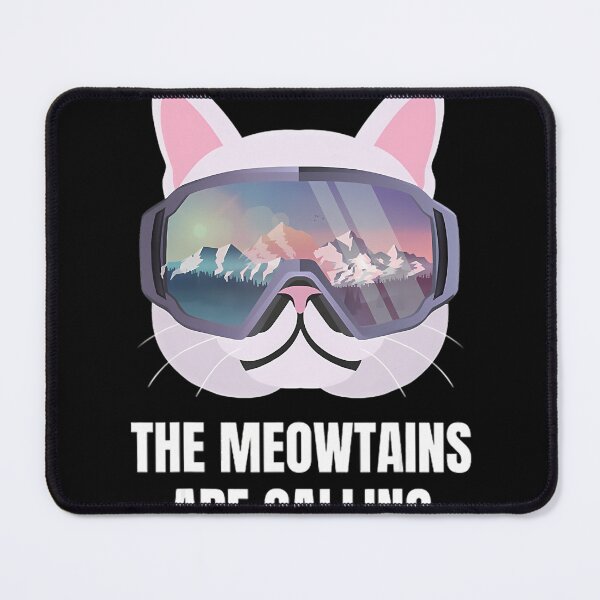 Item preview, Skiing Cat Lover The Meowtains Are Calling Skier  a designed and sold by gelsgnjwxqg16.