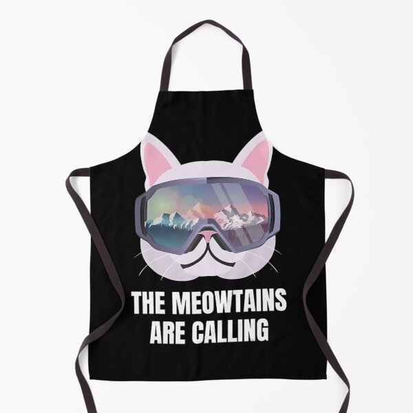 Item preview, Skiing Cat Lover The Meowtains Are Calling Skier a designed and sold by gelsgnjwxqg16.