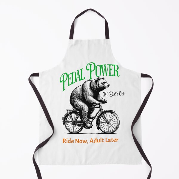 Item preview, Pedal Power – No Days Off. Ride Now, Adult Later designed and sold by Fess84.