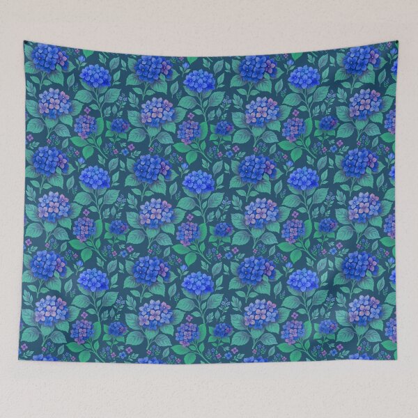 Item preview, Hydrangea Navy Blue designed and sold by SilverPegasus.