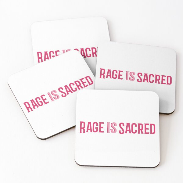 Item preview, Rage is Sacred Divine Feministe Quote designed and sold by AngieArt-.
