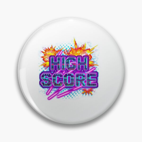 Item preview, HIGH SCORE Retro Pixel Reloaded Amalgamation Grad Legacy designed and sold by Imaginarium of Chaos falcon88 .