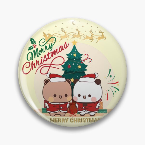 Item preview, Merry Christmas Bubu Dudu Panda And Brownie Bear True Love Couple 2026 designed and sold by BrightStreets.