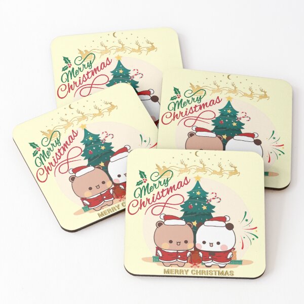 Item preview, Merry Christmas Bubu Dudu Panda And Brownie Bear True Love Couple 2026 designed and sold by BrightStreets.