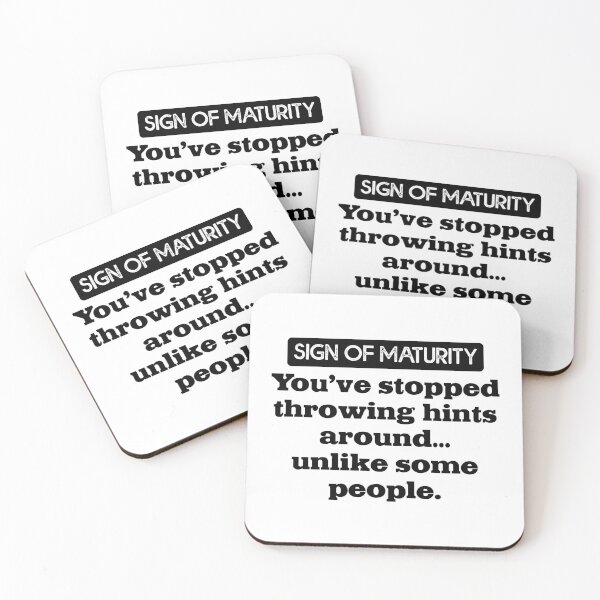 Item preview, SIGN OF MATURITY designed and sold by TeeCodes.
