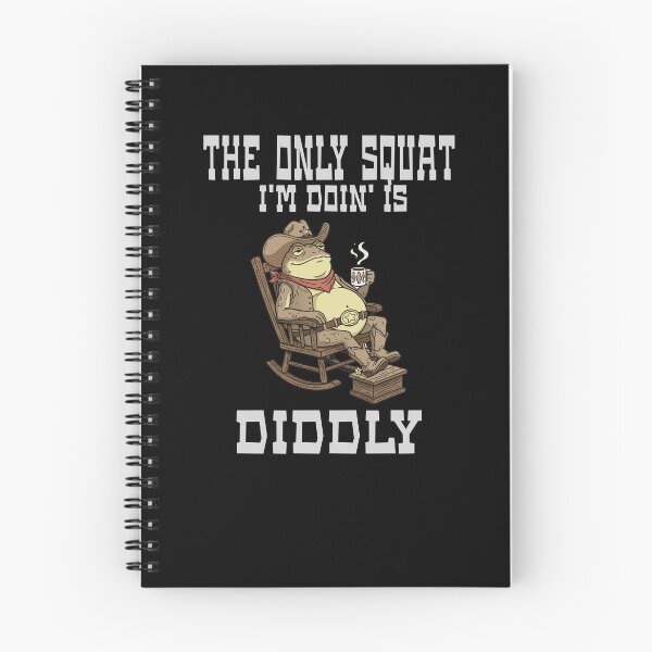 Item preview, The Only Squat I'm Doin' Is Diddly Frog Meme Vintage Funny designed and sold by Colorfulman.