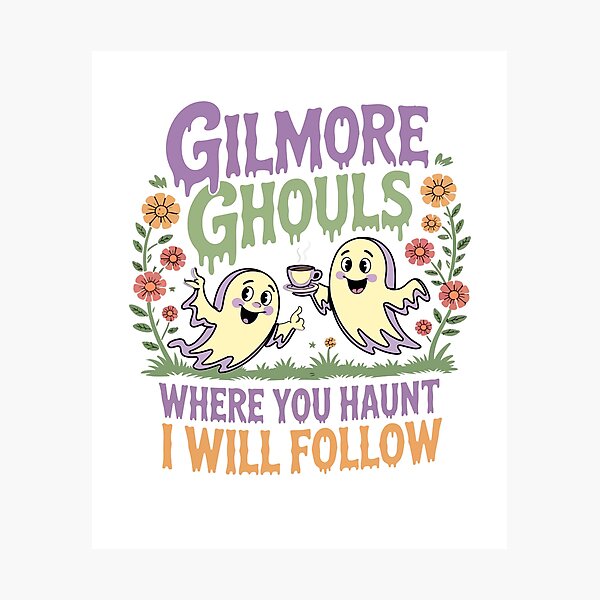 Item preview, Gilmore Ghouls Where You Haunt I Will Follow, Funny Halloween ghouls. designed and sold by belladesign7.
