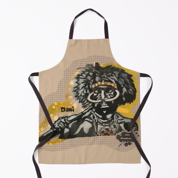 Item preview, Portrait of a Dani Indian from Indonesia designed and sold by marysfarbklecks.