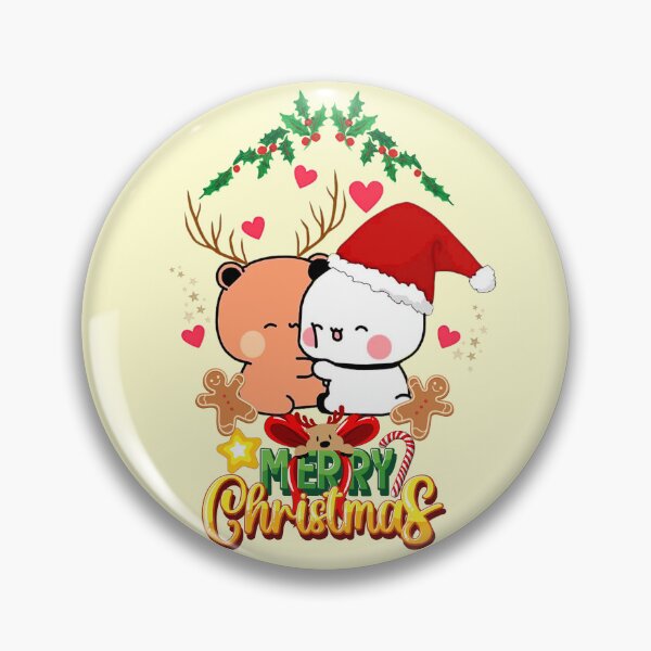 Item preview, Merry Christmas Bubu Dudu Panda And Brownie Bear True Love Couple 2026 designed and sold by BrightStreets.