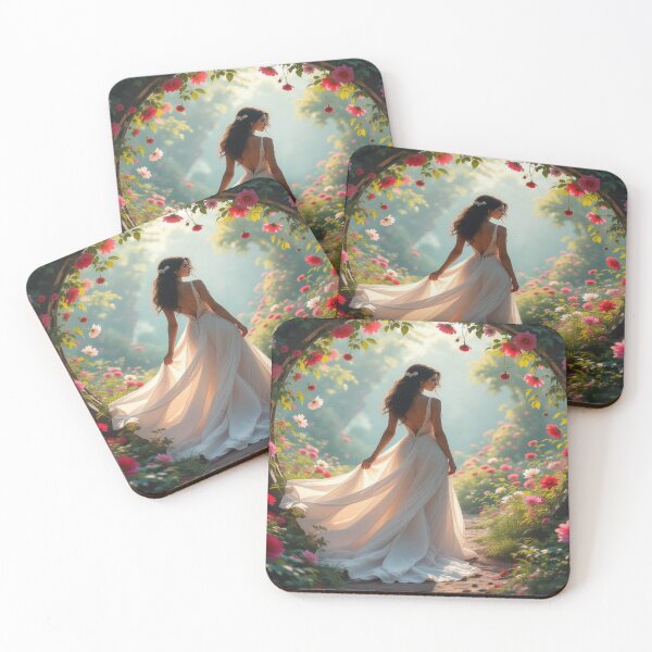Item preview, Ethereal Garden Muse – Elegance meets nature in a floral dreamscape full of light and magic designed and sold by FotoworldEdel.