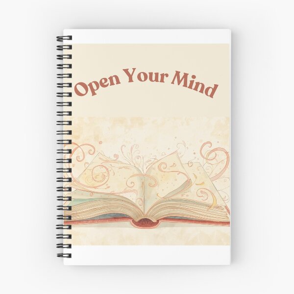 Item preview, Open your mind with a book designed and sold by Spirit Designs.