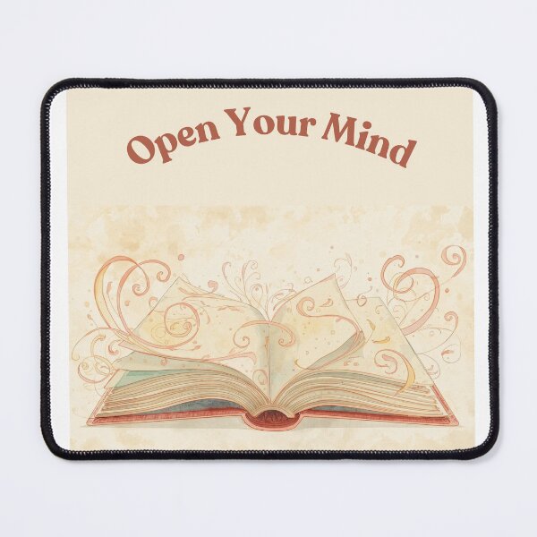 Item preview, Open your mind with a book designed and sold by Spirit Designs.