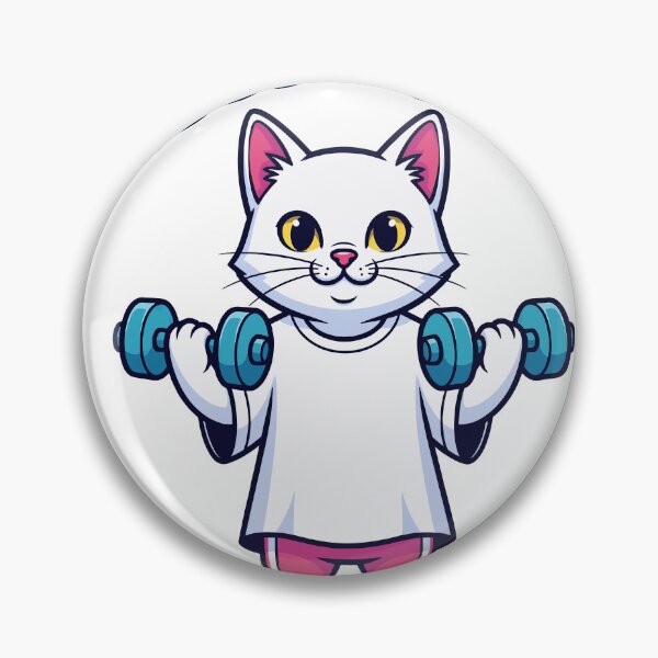Item preview, Yoga Mat Cat - Meow Gains designed and sold by sherifshaaban.