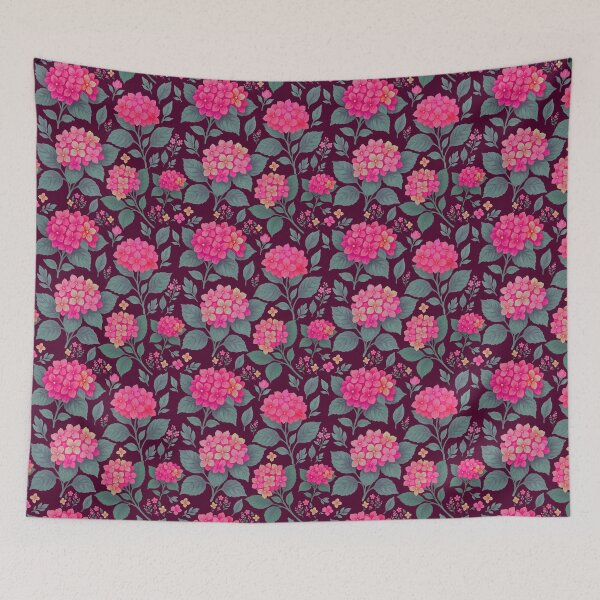 Item preview, Hydrangea Burgundy and Pink designed and sold by SilverPegasus.